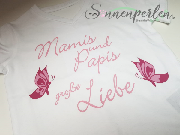 Kinder Shirt Mamis/Papis Große Liebe